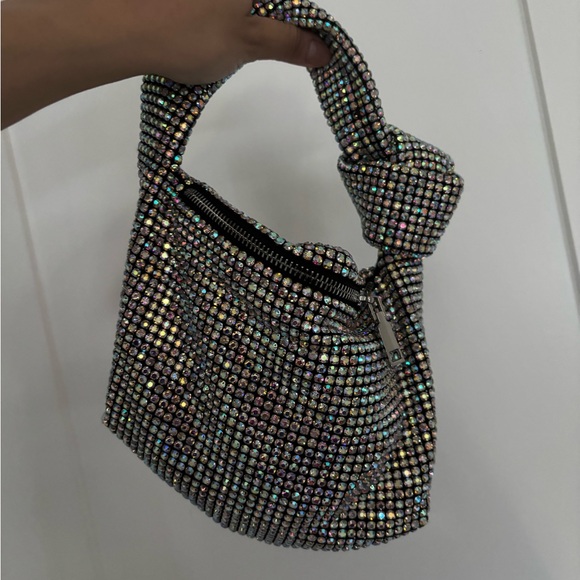 Elegant Crystal Embellished Handbag - Picture 4 of 6